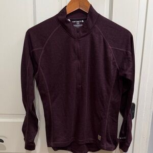 Carhartt Dark Burgundy Half-Zip Pullover